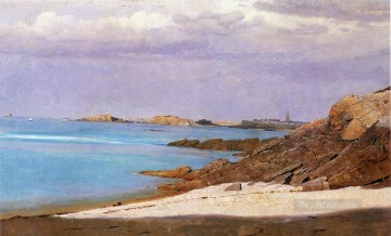 サン・マロ ブルターニュの風景 ウィリアム・スタンレー ヘイゼルティン・ビーチ Oil Paintings